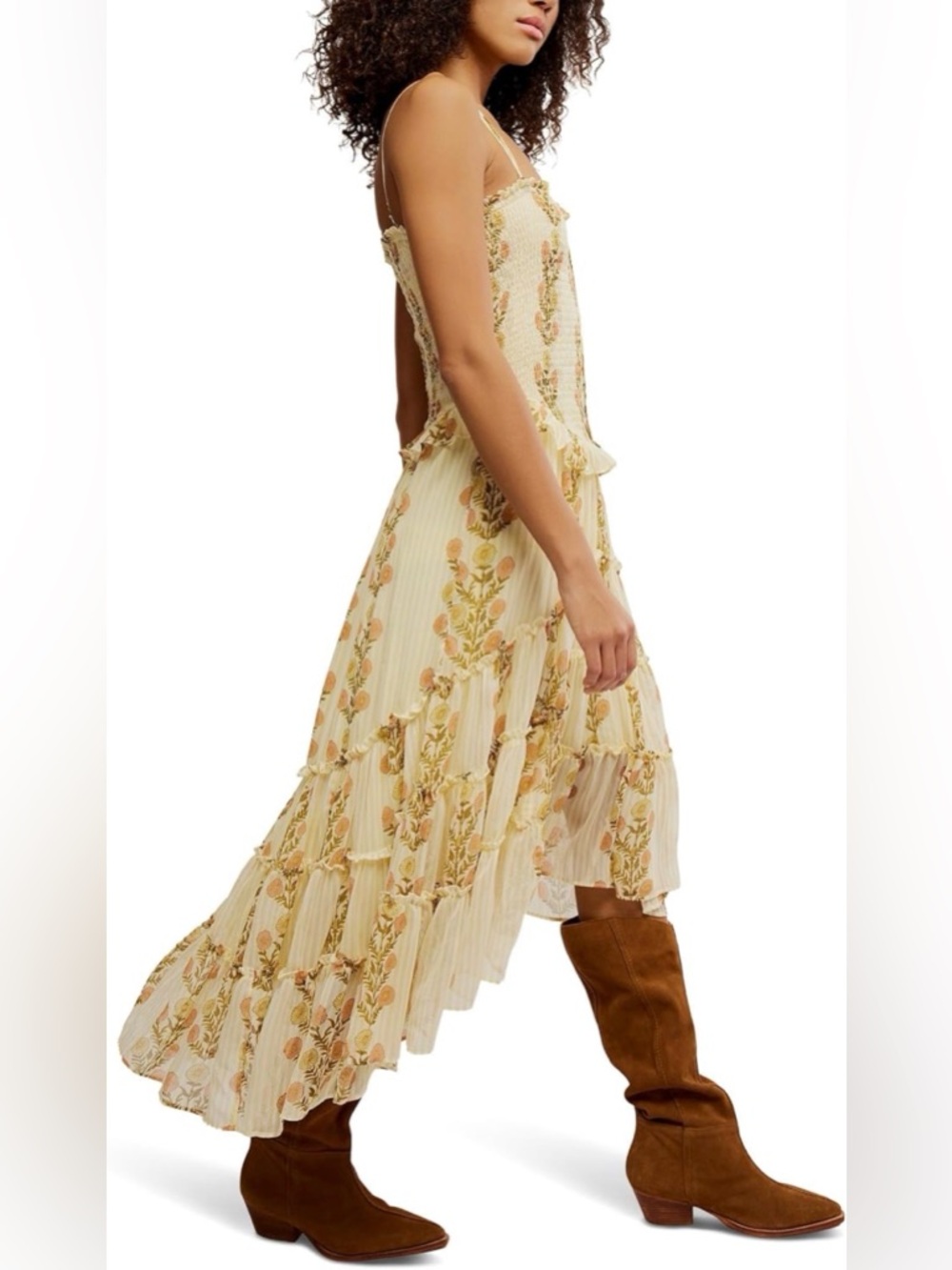 Free People Women's Alejandra Midi Dress - Picture 3 of 14